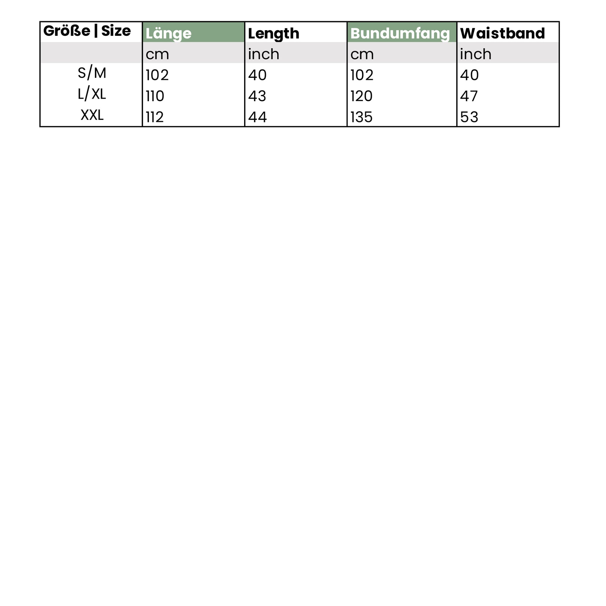 size-chart