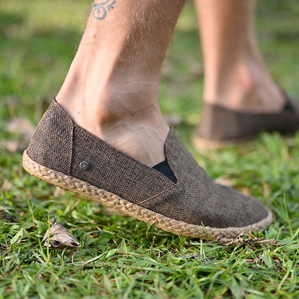 Hippie Jute Schuhe Leichtfüßig Braun